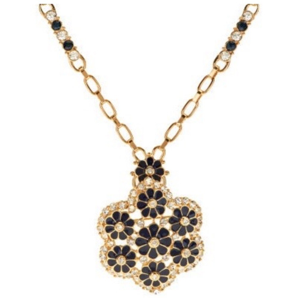 Vintage Camrose Kross‎ Jackie Kennedy Grand Tour Replica Necklace Brooch Gold